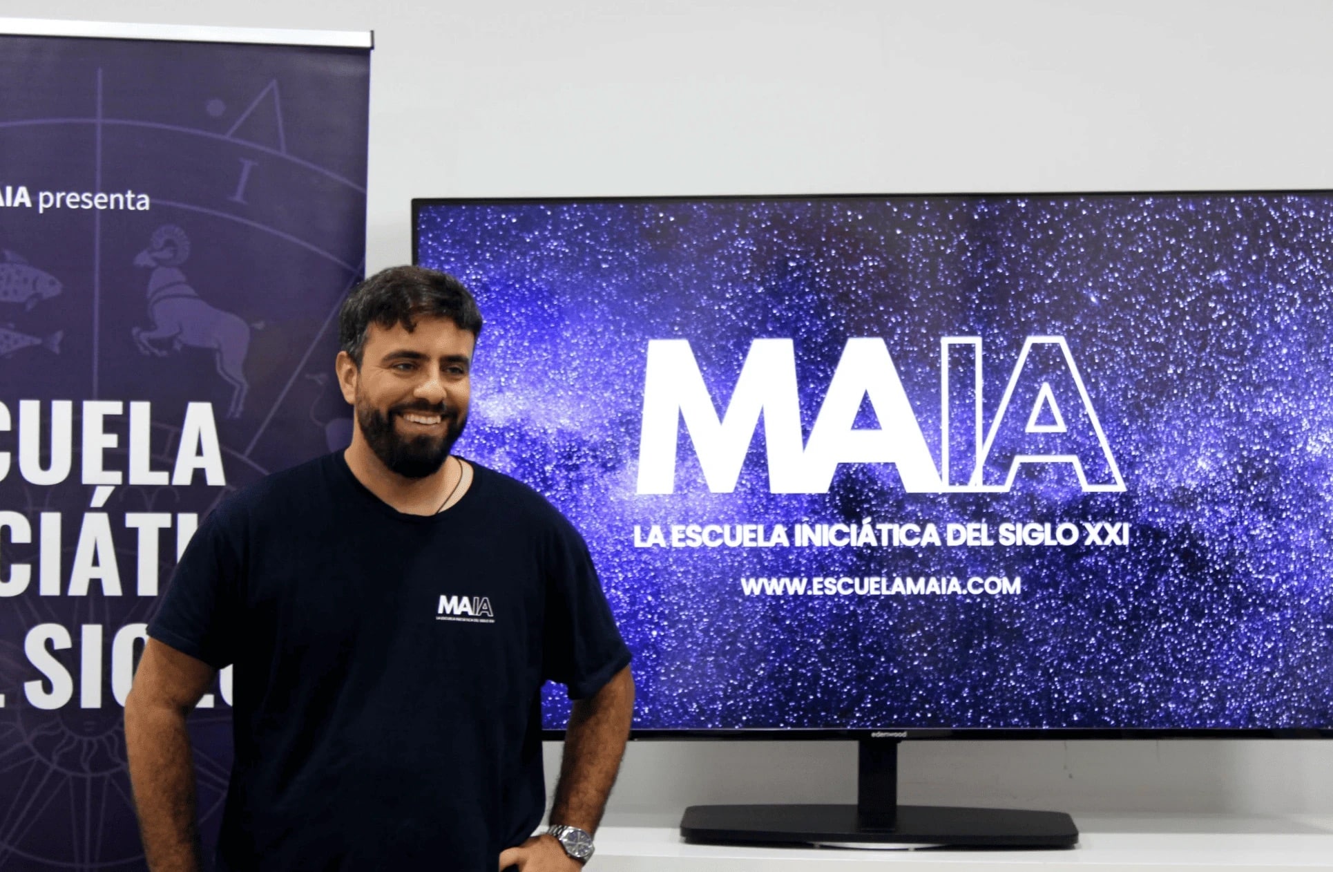 Diego en MAIA, la escuela iniciática del siglo XXI